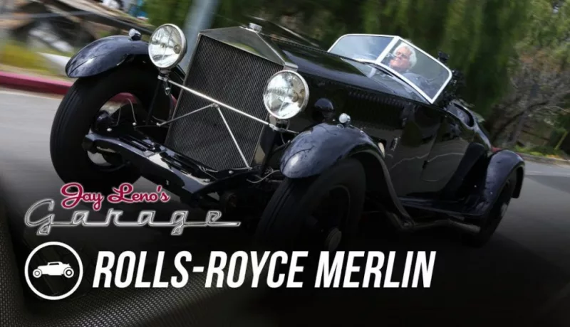 A 1934 Rolls-Royce Merlin Emerges From Jay Leno’s Garage