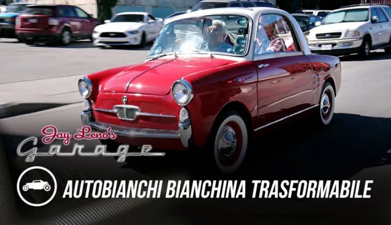 A 1960 Autobianchi Bianchina Trasformabile Emerges From Jay Leno’s Garage