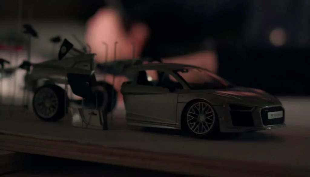 Audi Deconstructs Their R8 For A Poster