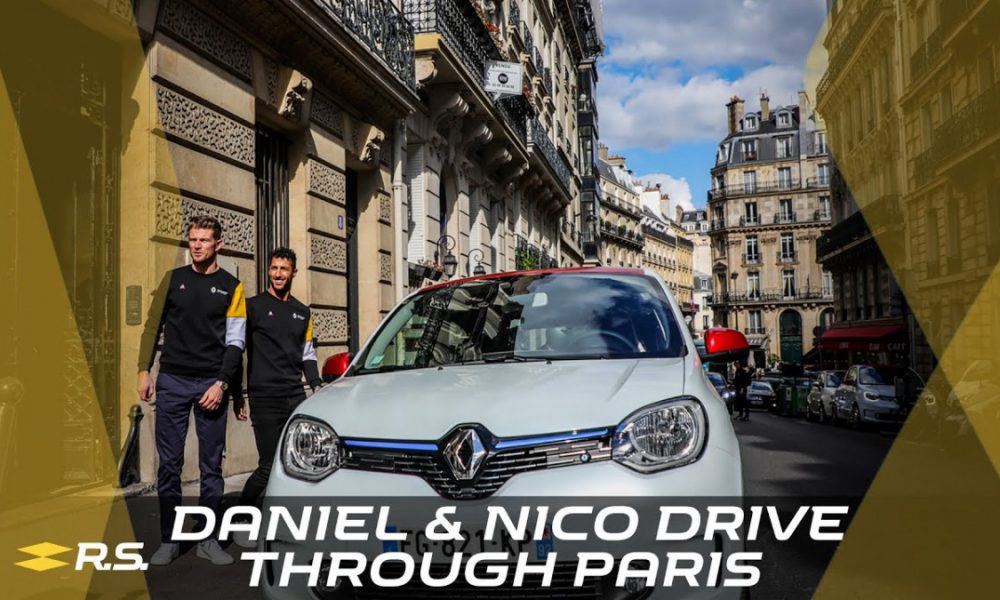 Renault Sends Daniel Ricciardo And Nico Hulkenberg Loose In Paris