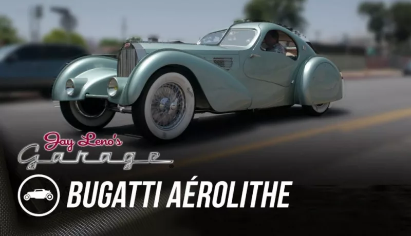 A 1934 Bugatti Aerolithe Emerges From Jay Leno’s Garage