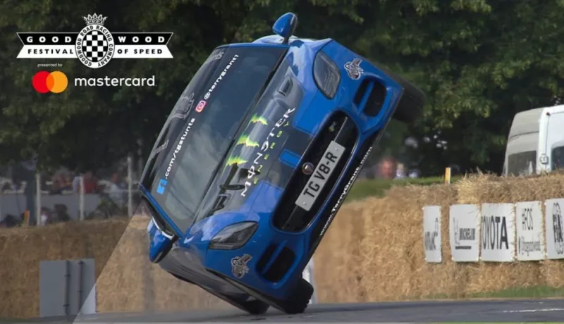 Going Sideways Up The Hill At The 2019 Goodwood Festival Of Speed