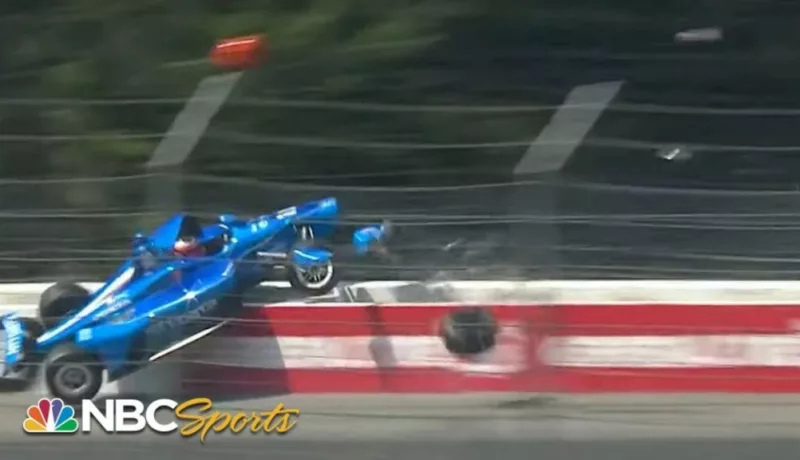 Giant IndyCar Wreck Takes Out Five Cars At Pocono