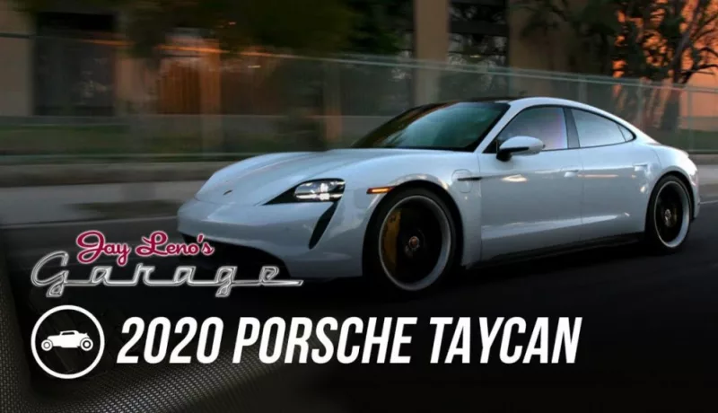 A 2020 Porsche Taycan Emerges From Jay Leno’s Garage