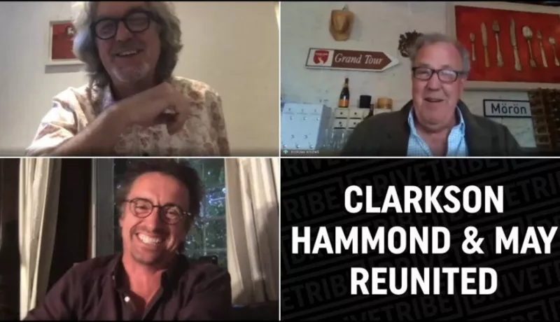 Clarkson, Hammond And May Re-Convene For Charity Event