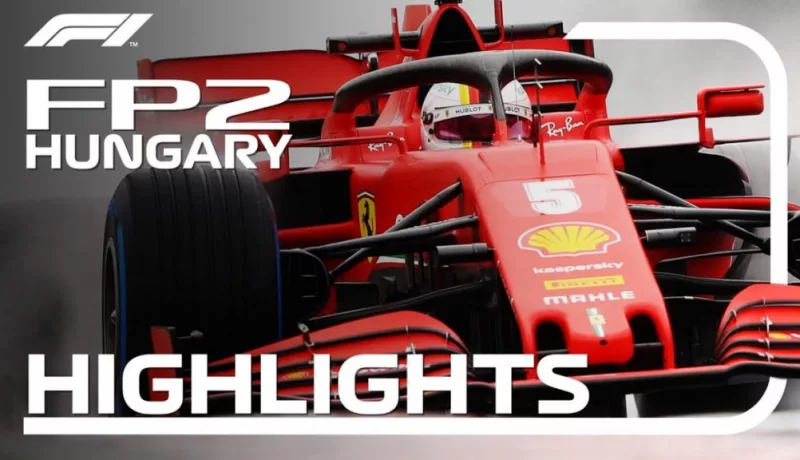 Sebastian Vettel Fastest In Wet And Wild FP2 Session For 2020 Hungarian Grand Prix