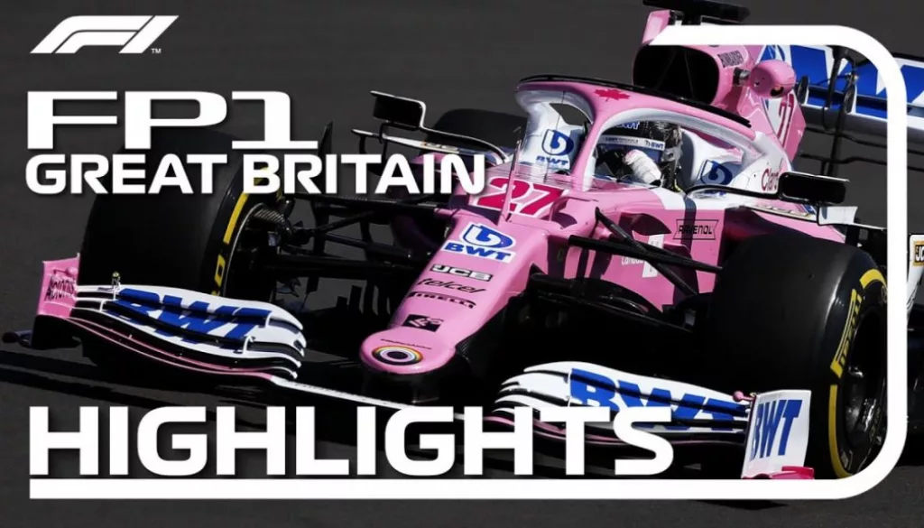Verstappen Fastest In FP1 For 2020 British Grand Prix