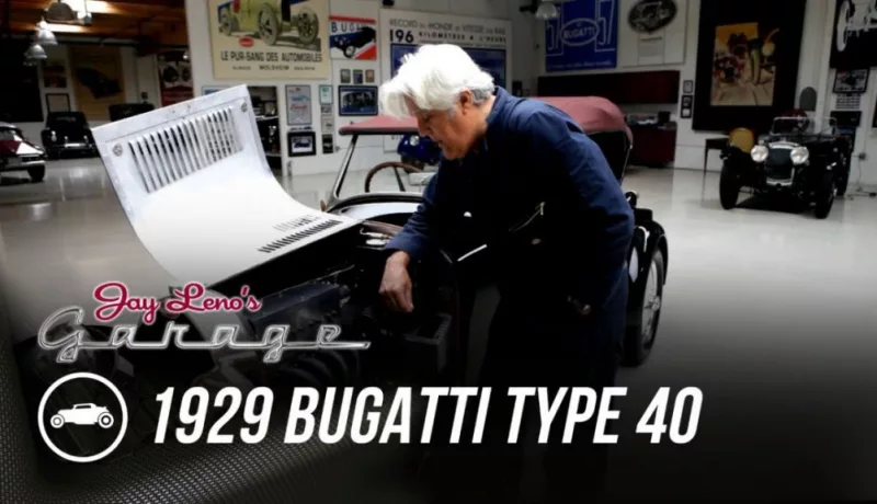 A 1929 Bugatti Type 40 Emerges From Jay Leno’s Garage