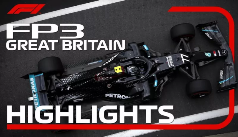 Mercedes Dominates FP3 For 2020 British Grand Prix
