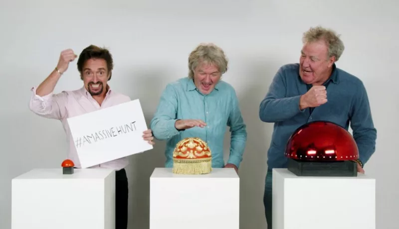 Press The Big Red Button – The Grand Tour’s A Massive Hunt Released Early