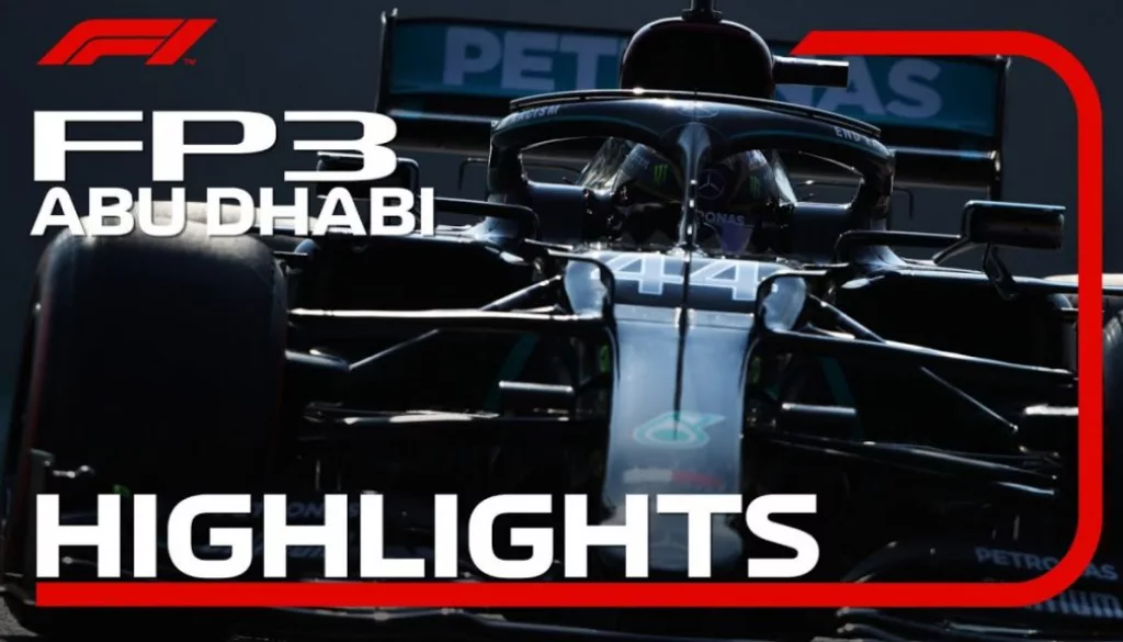 Verstappen Tops Final Practice Session For 2020 Abu Dhabi Grand Prix