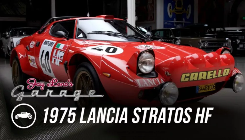 A 1975 Lancia Stratos HF Emerges From Jay Leno