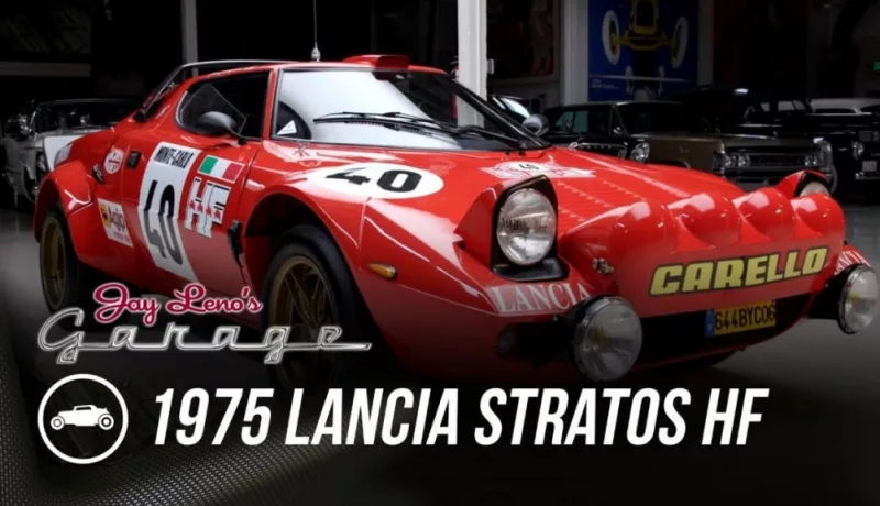 A 1975 Lancia Stratos HF Emerges From Jay Leno