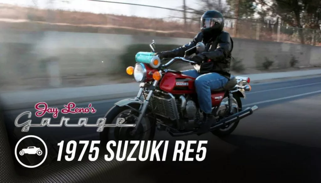 A 1975 Suzuki RE5 Emerges From Jay Leno’s Garage