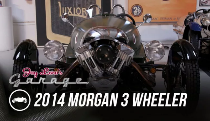 A 2014 Morgan Three-Wheeler Emerges From Jay Leno’s Garage