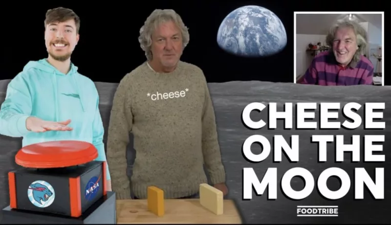 NASA To Send Cheese And James May To The Moon