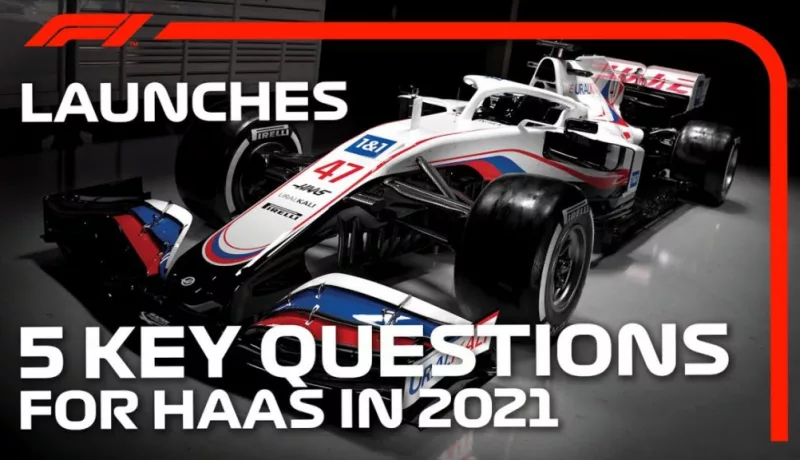 Haas Launches Their Car For The 2021 Formula One Season