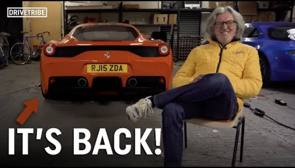 James May Talks Of The Whereabouts Of His Ferrari 458 Speciale