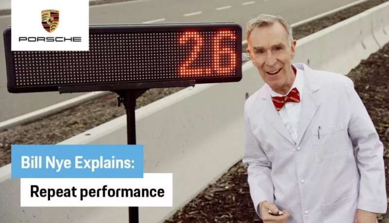 Bill Nye Explains The Porsche Taycan