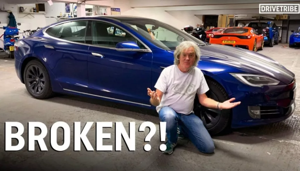 James May’s Tesla Model S Has Lost Its Charge
