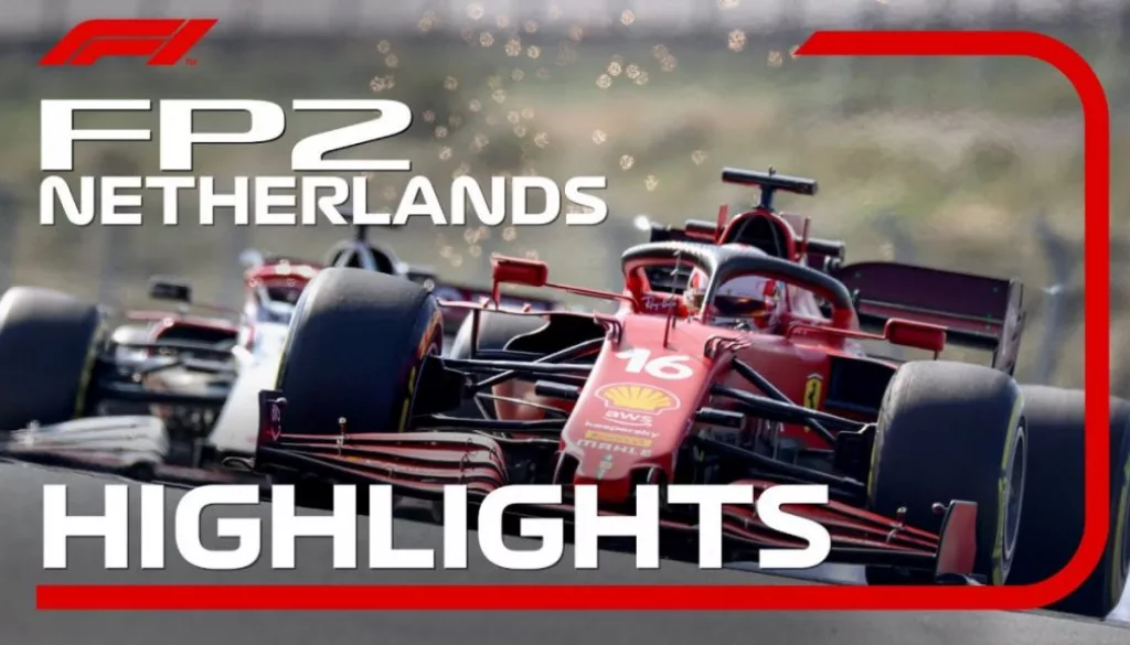 Ferrari Fastest In Second Practice Session For 2021 Dutch Grand Prix