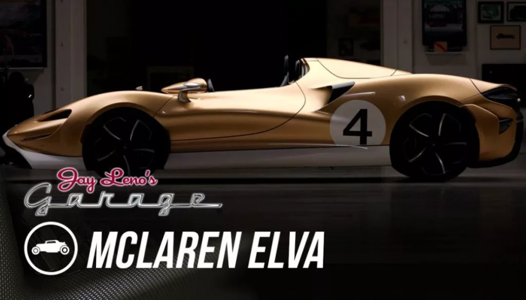 A McLaren Elva Emerges From Jay Leno’s Garage This Week