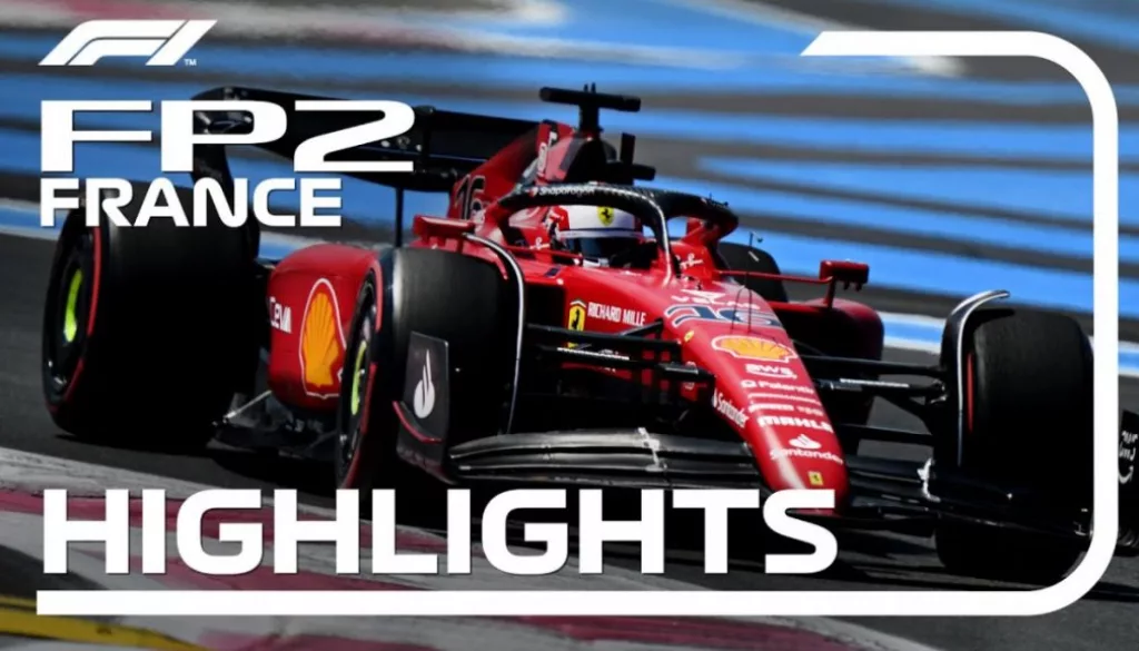 Ferrari Fastest Again In Second Practice Session For 2022 French Grand Prix