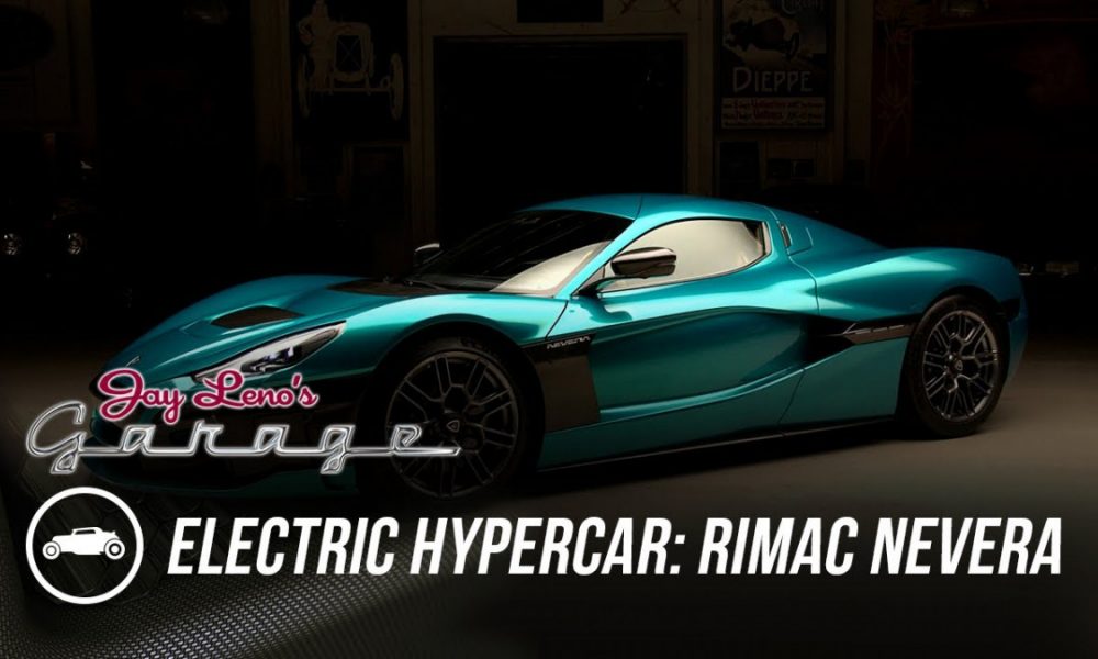 A Rimac Nevera Emerges From Jay Leno’s Garage