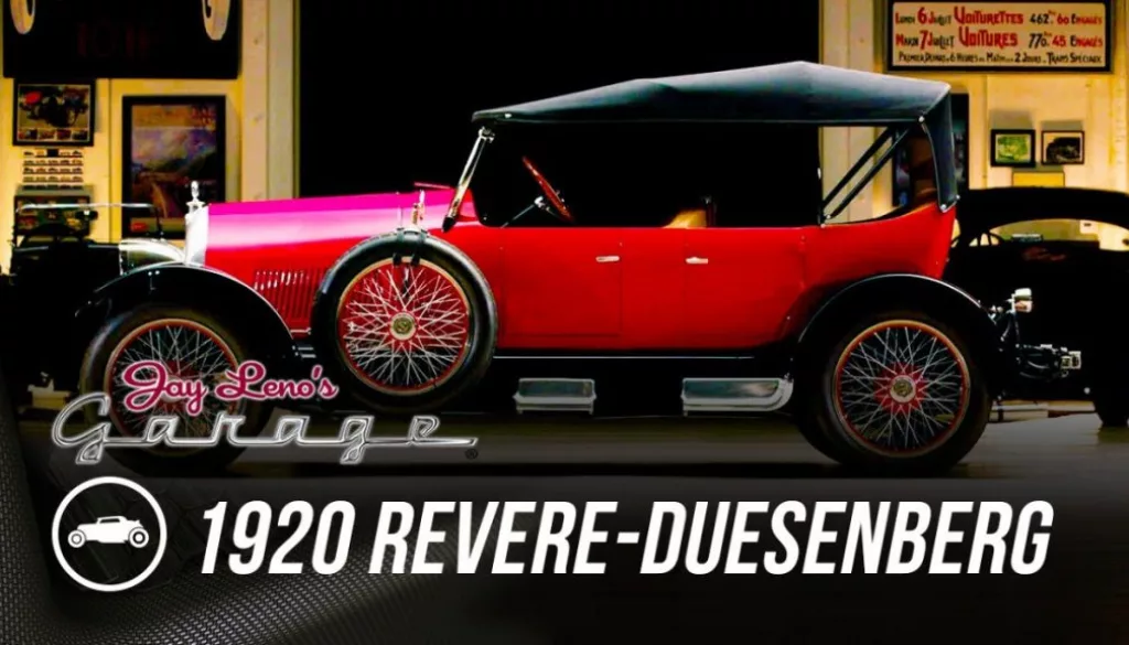 A 1920 ReVere-Duesenberg Emerges From Jay Leno’s Garage