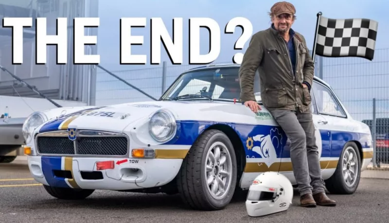Richard Hammond Drives The Smallest COG MGB At Silverstone