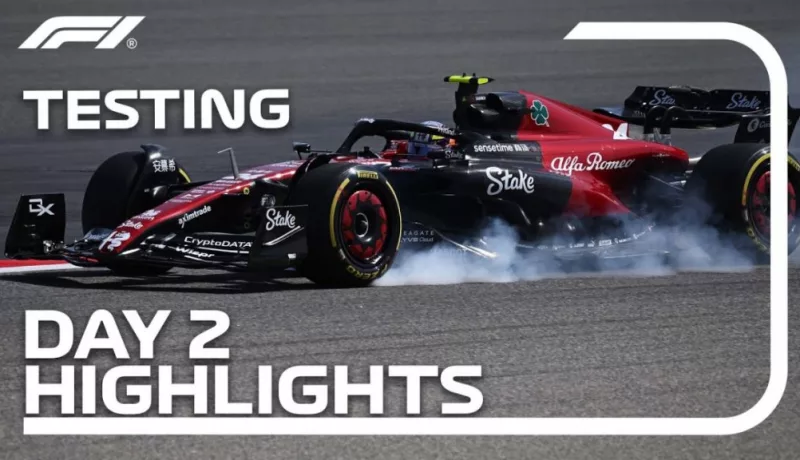 Day Two Formula One 2023 Pre-Season Testing Highlights