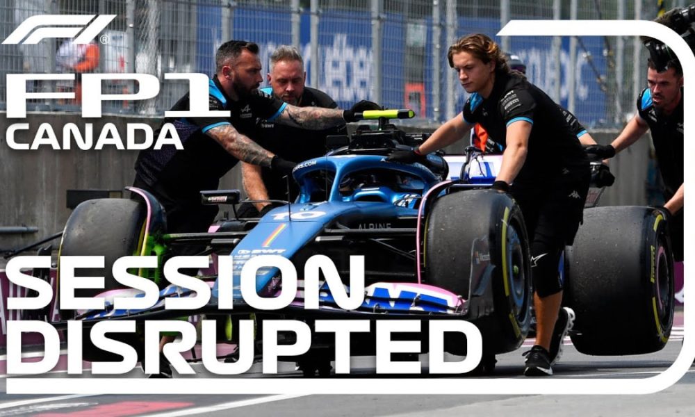 First Practice Session For 2023 Canadian Grand Prix Disrupted By Technical Issues