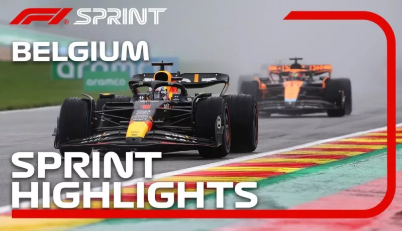 Max Verstappen Wins Sprint Race At 2023 Belgian Grand Prix