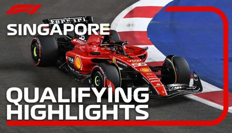 Carlos Sainz, Jr. Grabs Pole Position For 2023 Singapore Grand Prix