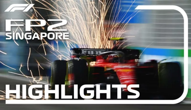 Ferrari Fastest Again In Second Practice Session For 2023 Singapore Grand Prix