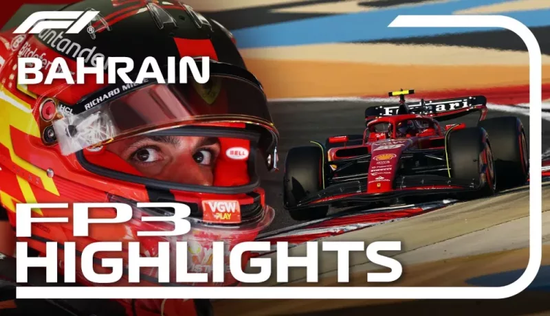 Ferrari Fastest In Third Practice Session For 2024 Bahrain Grand Prix